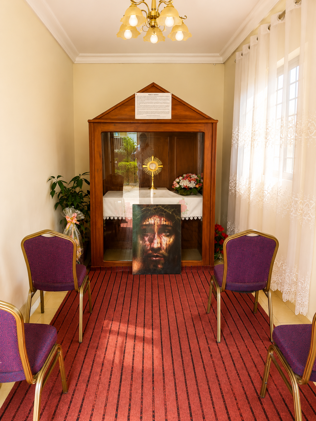 Oratoire d'adoration permanente de la paroisse Sacré-Cœur de Mokolo